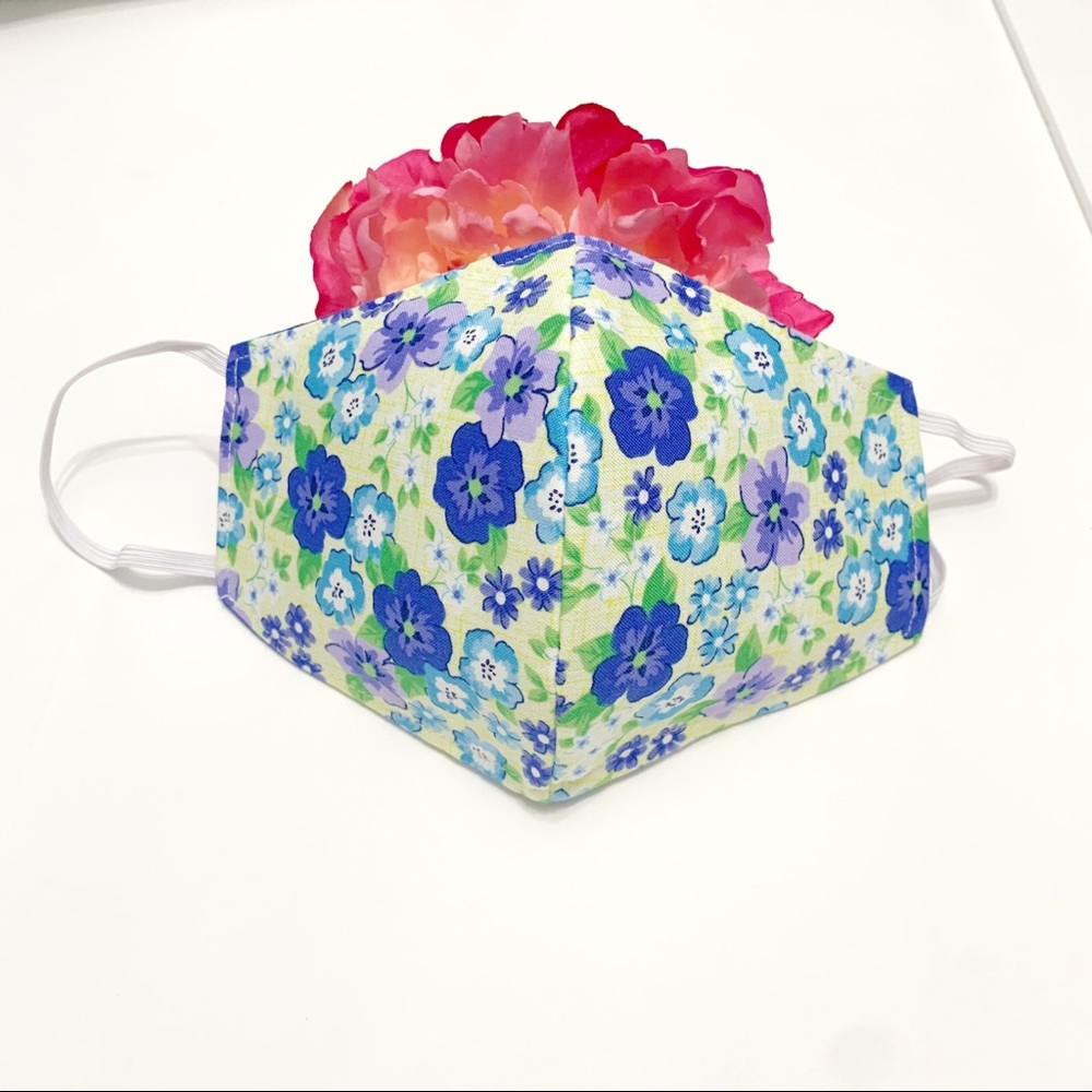 3/$25 Triple Layer Hand Made Face Masks - Picture 2 of 5
